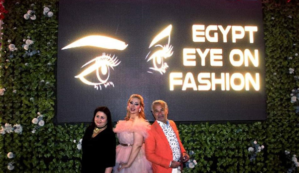 الاعلامي ماركو أحمد والاعلامية جومانة الحاج يتألقان خلال تقديم مهرجان Eye On Fashion