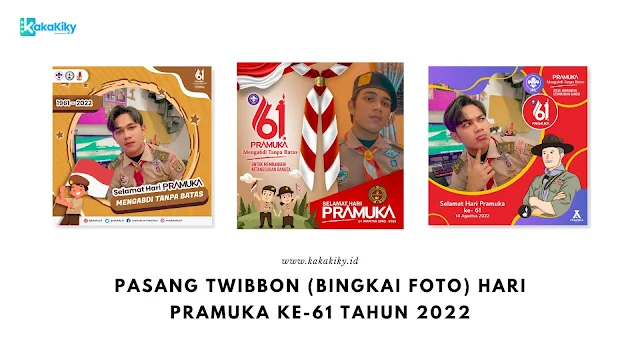 pasang twibbon hari pramuka 61 tahun 2022