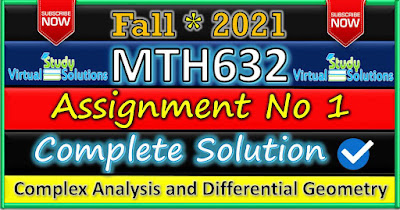 MTH632 Assignment 1 Solution Fall 2021