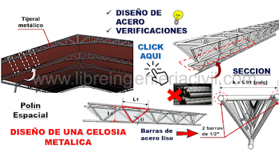 ▷ Diseño de una celosia metalica