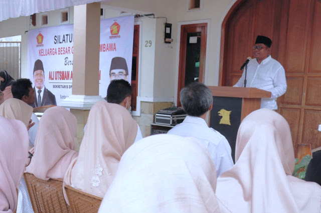 Roadshow ke Pulau Sumbawa, Ali Utsman pesan jaga solidaritas partai