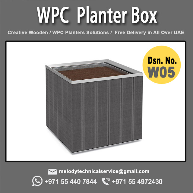 WPC Planter box in Dubai | WPC Planter Box Suppliers in UAE