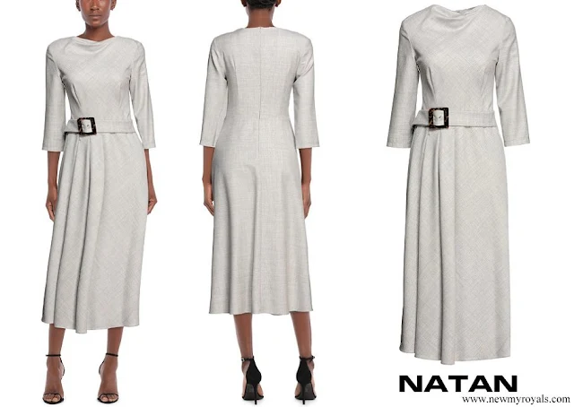 Queen Mathilde wore NATAN Midi Dress