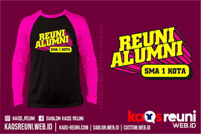 12+ Desain Kaos Reuni Terbaru Alumni Angkatan SD SMp SMA