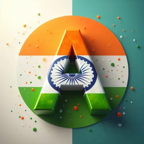 a alphabet indian flag images