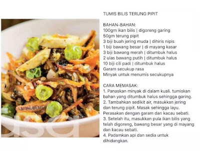 TUMIS BILIS TERUNG PIPIT