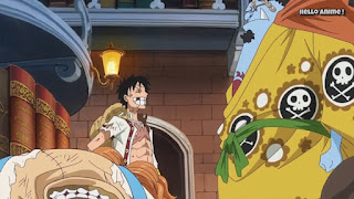 ワンピースアニメ WCI編 819話 ルフィ Monkey D. Luffy | ONE PIECE ホールケーキアイランド編