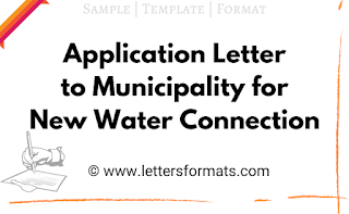 application form for domestic water supply connection in rural area