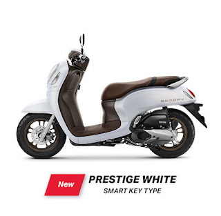 Honda Scoopy Prestige White