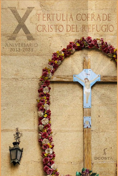 CARTEL X ANIVERSARIO TERTULIA COFRADE "CRISTO DEL REFUGIO" DE HUELMA