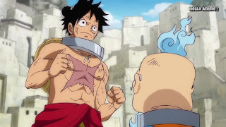 ワンピースアニメ 933話 ワノ国編 | ONE PIECE 兎丼 囚人採掘場 大相撲インフェルノ  ルフィ Monkey D. Luffy