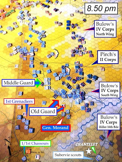 Wellington's Victory wargame 2020 battle replay Prussian attack held back