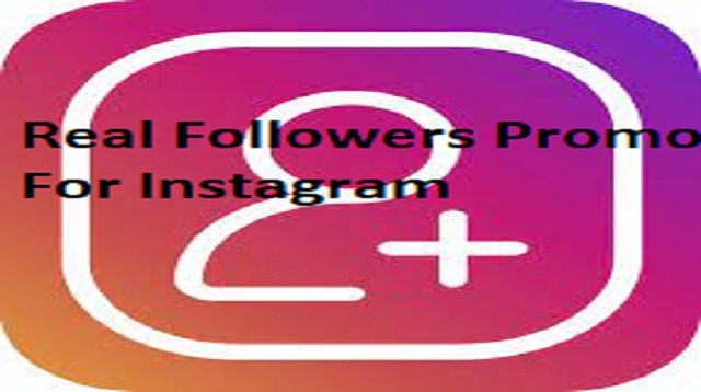 Real Followers Promo For Instagram