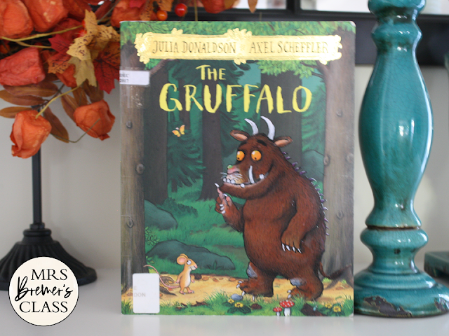 The Gruffalo book activities unit with literacy companion activities that are Common Core aligned for Kindergarten and First Grade