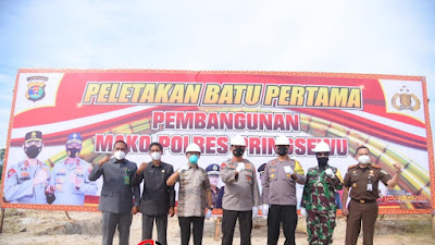 Peletakan Batu Pertama Mapolres Pringsewu, Kapolda Lampung : Berikan Pelayanan Maksimal Ke Masyarakat