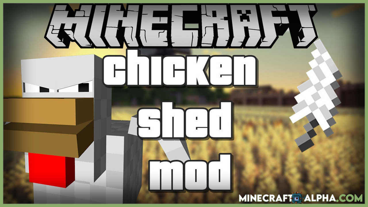 Minecraft ChickenShed Mod 1.17.1 Chickens Shedding Feathers