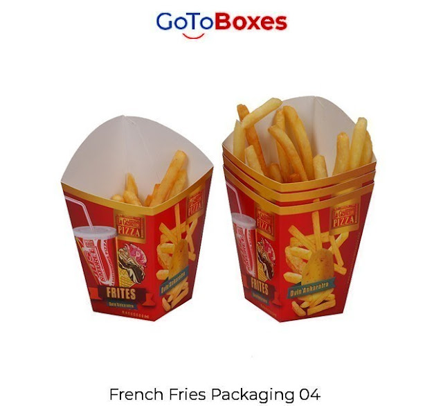 GoToBoxes is a well-known name in the packaging industry. We provide French Fry Boxes with free wholesale shipping.