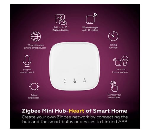 Linkind Smart Mini Hub Compact Zigbee Hub in Small Size