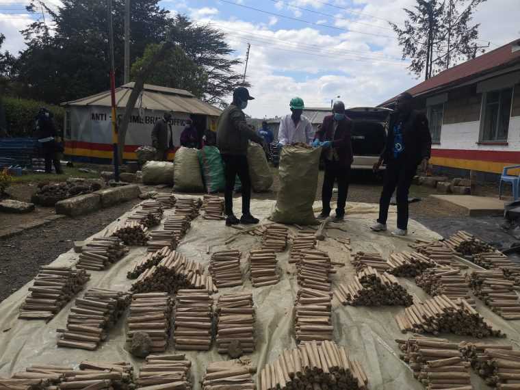 Cannabis Worth Six Million Shillings Is Seized in Nyandarua
