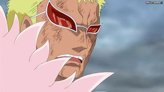 ワンピースアニメ ドレスローザ編 733話 ドフラミンゴ ドフィ DonQuixote Doflamingo | ONE PIECE Episode 733