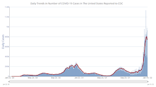 COVID-19 Positive Tests per Day