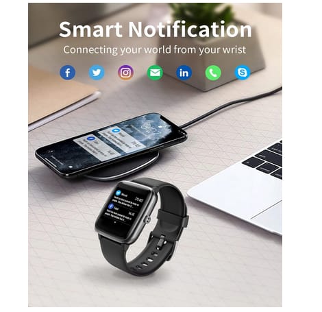 Jogfit Fitness Tracker Smart Watch 5ATM Waterproof