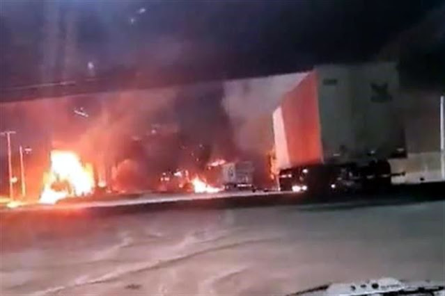 Video: Así incendiaron N. Laredo Sicarios del Cártel del Noreste tras caída de su máximo líder El Huevo Treviño sobrino del Z-40
