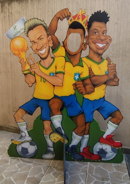 Boneco em plástico do Neymar Jr - Seleção Brasileira de