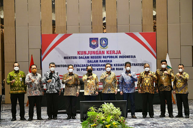 Mendagri RI Apresiasi Provinsi Kepri Dapat Kelola Pandemi Secara Baik