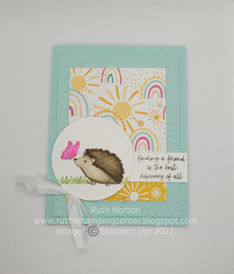 stampin' up, happy hedgehogs