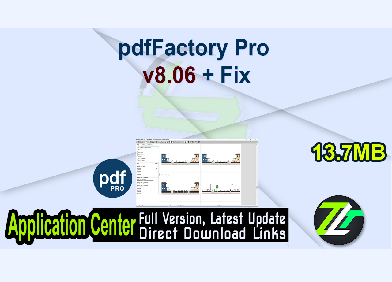 pdfFactory Pro v8.06 + Fix