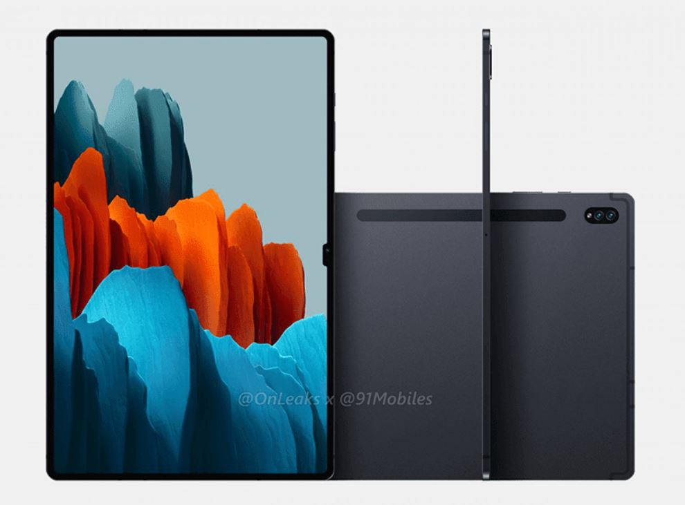 Samsung Galaxy Tab S8 Ultra, 2021 MacBook Pro benzeri çentiğe sahip olabilir. Samsung Galaxy Tab S8 Ultra çentiğe sahip olabilir.