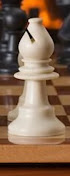 White Bishop Chess piece