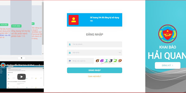 Phần mềm khai báo Hải quan miễn phí của Tổng cục Hải quan