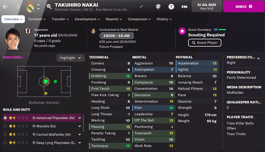 FM22 Takuhiro Nakai