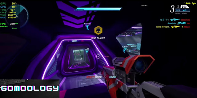 RTX 3060 ti in Splitgate | 1080p, and 1440p - Epic Settings