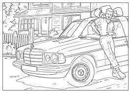 Mercedes-Benz Coloring Pages - Free Printable for Kids