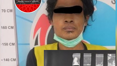 Pengamen Budak Narkoba Diciduk Satresnarkoba Polrestabes Surabaya, Ini BB yang Diamankan