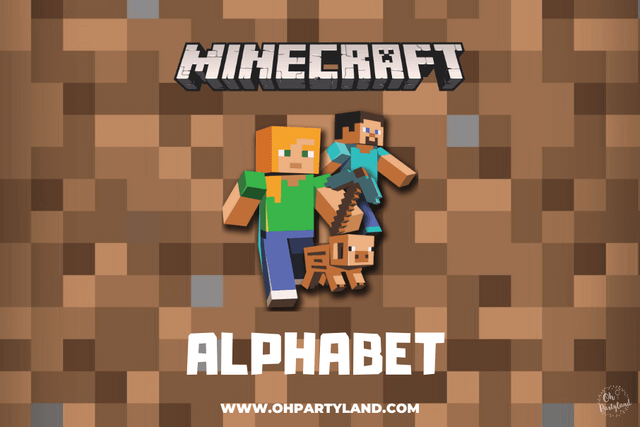 Minecraft Alphabet