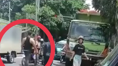 CCTV Lokasi Pria Kejam Banting-Injak Sopir Truk di Cibubur Dicek, Apa Hasilnya?