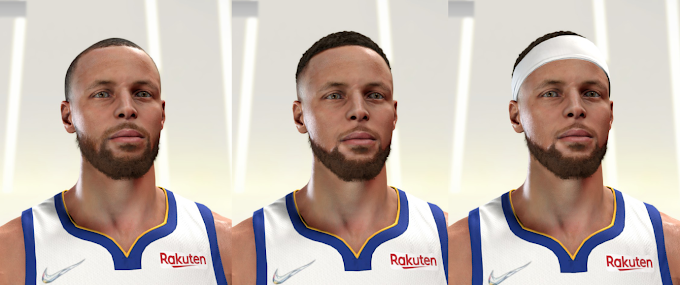 Stephen Curry Cyberface (In-game hair switching) by Monja | NBA 2K22