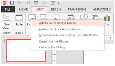 Menambah Tombol Perintah Pada Quick Access Toolbar