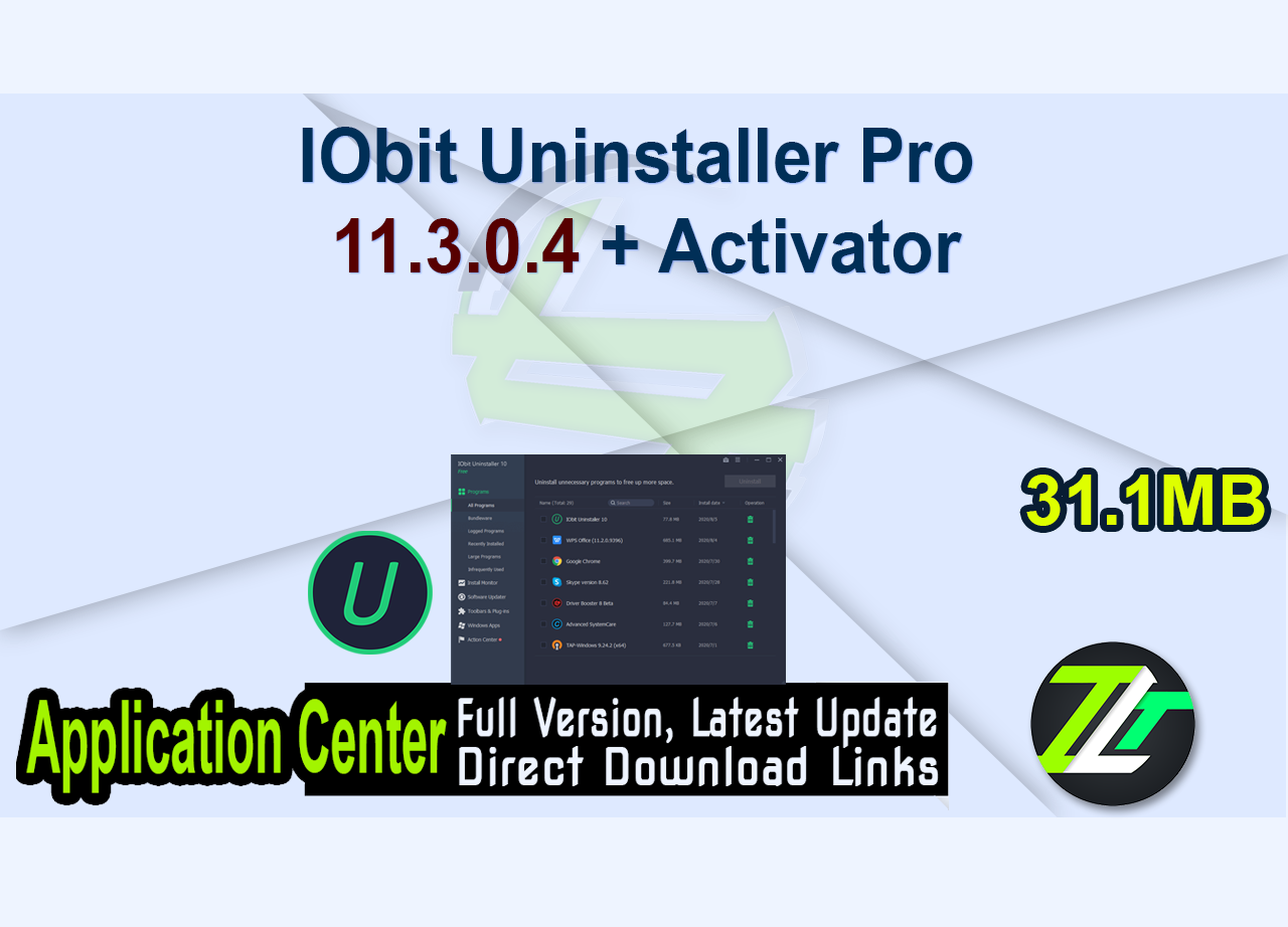 IObit Uninstaller Pro 11.3.0.4 + Activator