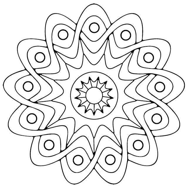 Desenhos de Mandalas para Imprimir e colorir