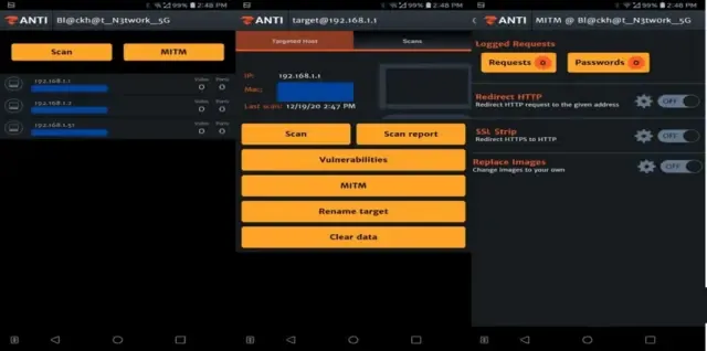 zANTI  مجموعة أدوات تحليل اختراق وأمان الأجهزة المحمولة