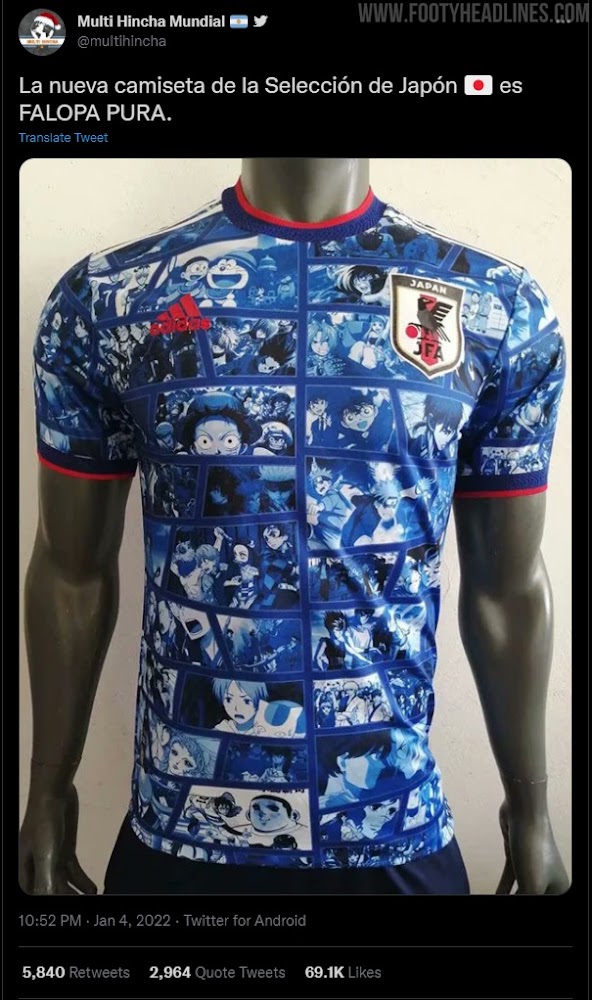 Adidas Japan Home Kit Leaked? - Footy Headlines