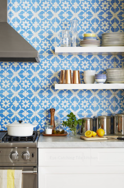 Eye-Catching Tile kitchen