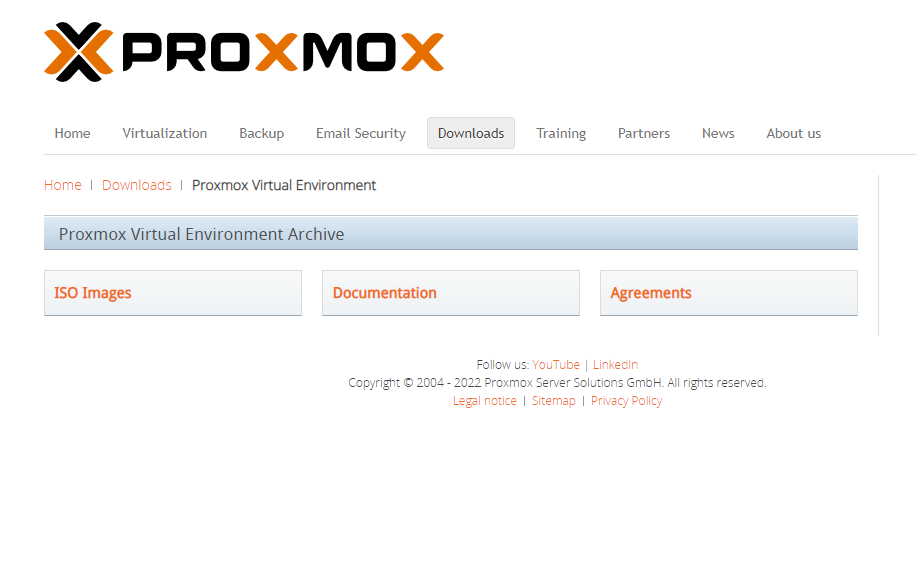 Download Proxmox