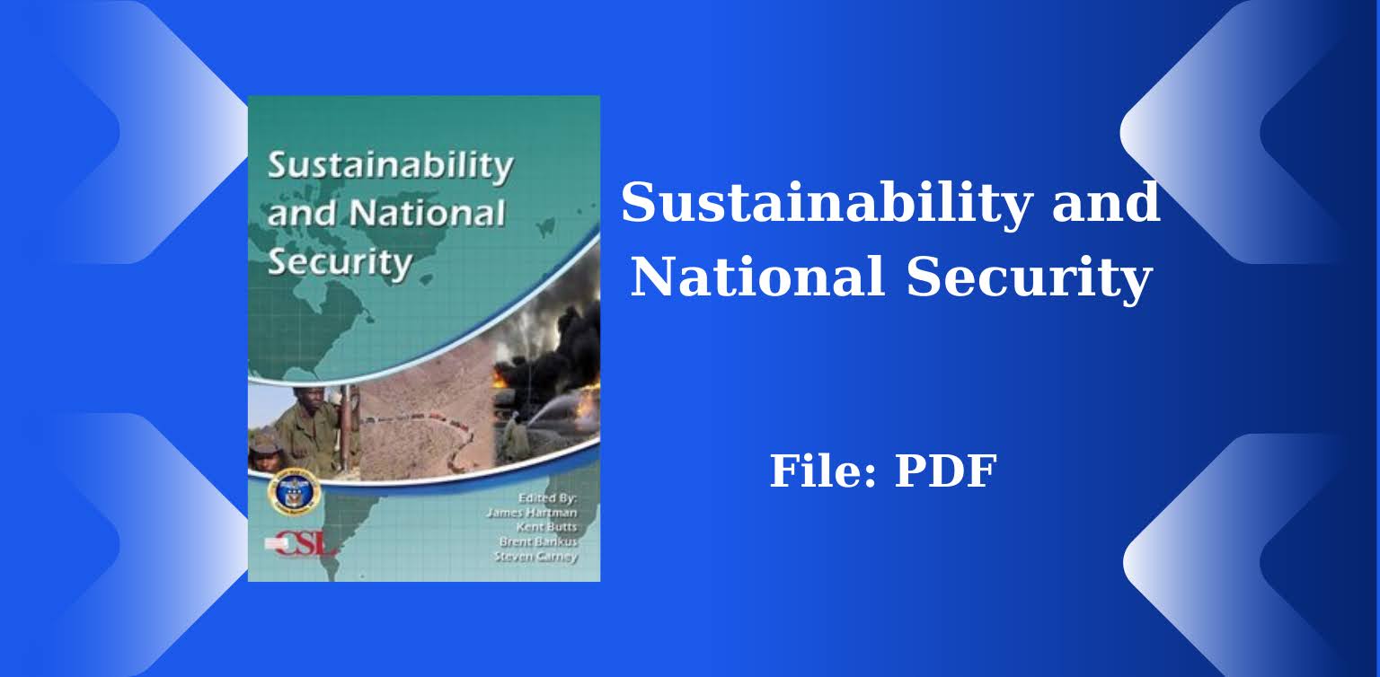 Free Books: Sustainability and National Security
