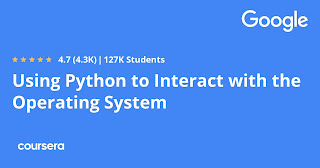 best Python course by Google on Coursera